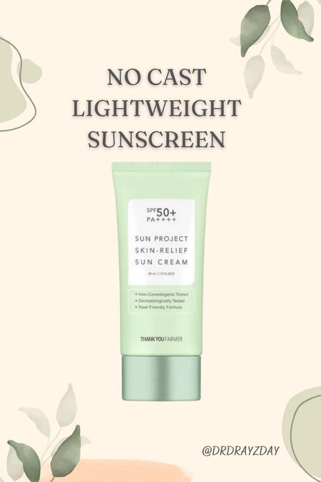 Thank you Farmer sunscreen is a little heavier than other Korean sunscreens, but is still pretty lightweight. No stickiness or white cast. 

#LTKFind #LTKbeauty #LTKunder50