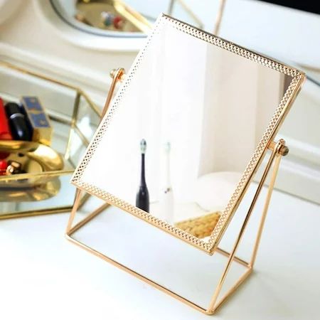 FeelGlad Makeup Mirror,Rose Golden Makeup Mirror Vanity Decorative Mirror Cosmetic Mirror,Decorative | Walmart (US)