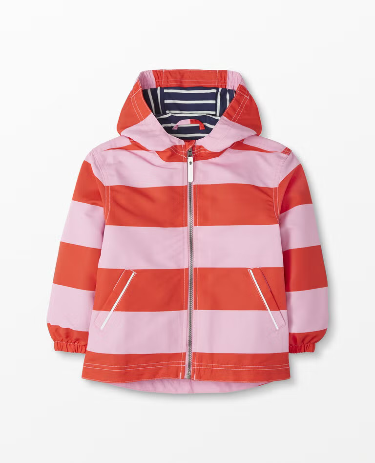 Recycled Print Wind At Your Back Anorak | Hanna Andersson