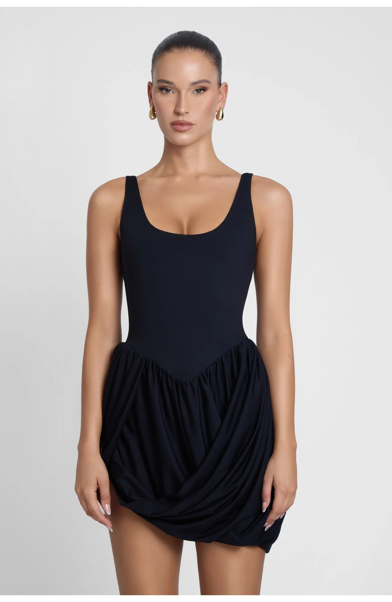 LEAU Dasia Sculpt Drape Mini Dress | Nordstrom | Nordstrom