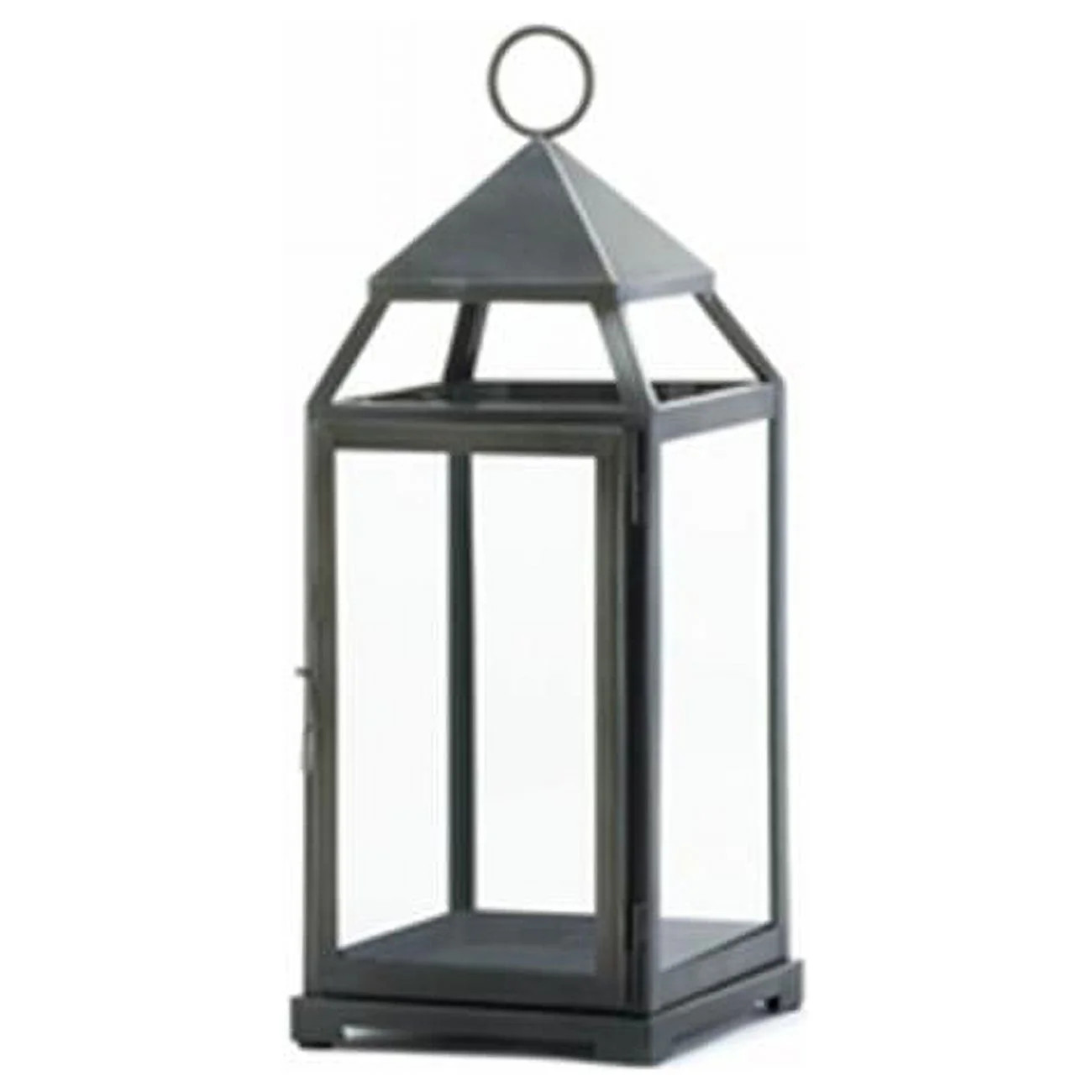 Rustic Silver Contemporary Lantern | Walmart (US)