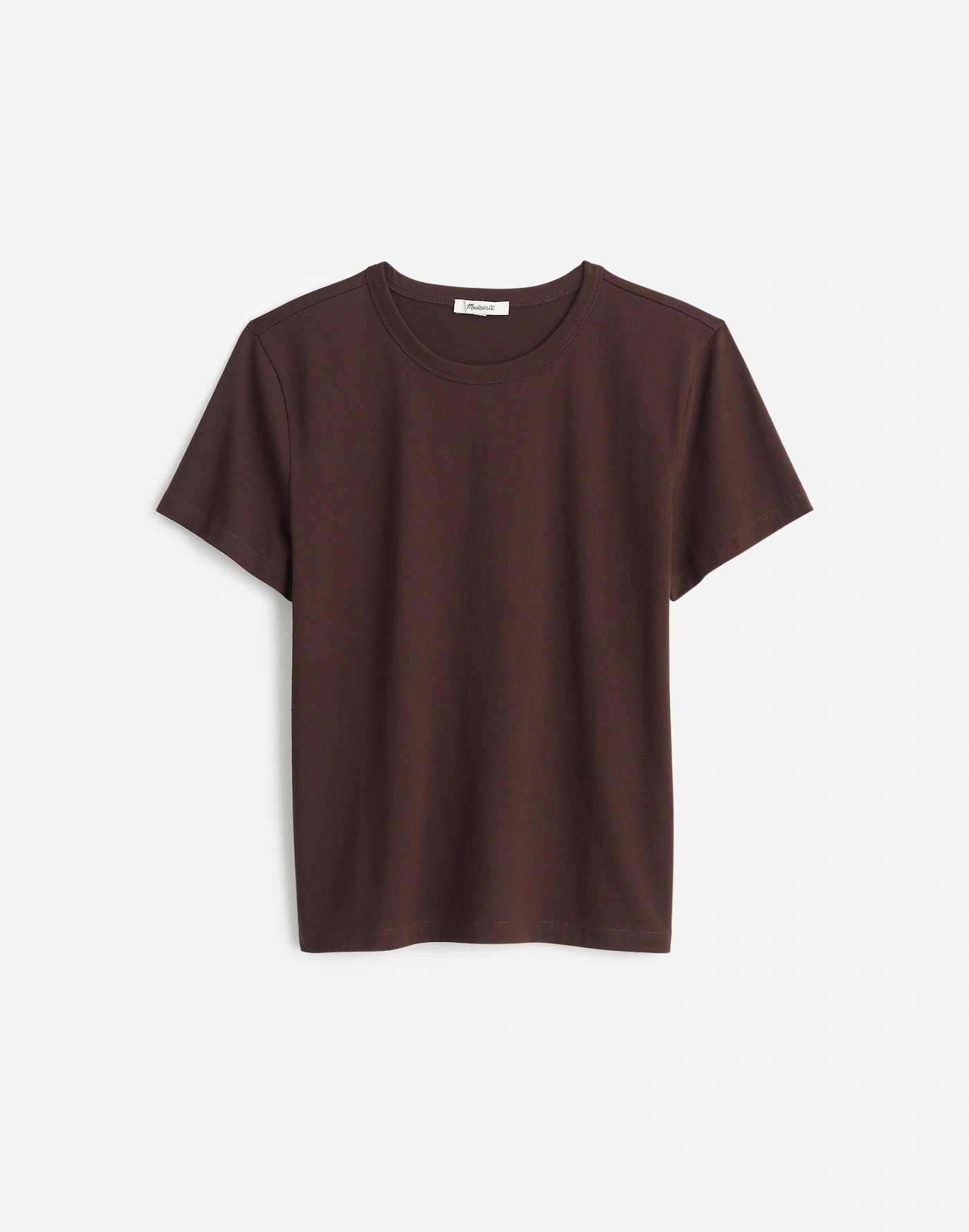 Cotton Perfect Crewneck Tee | Madewell | Madewell