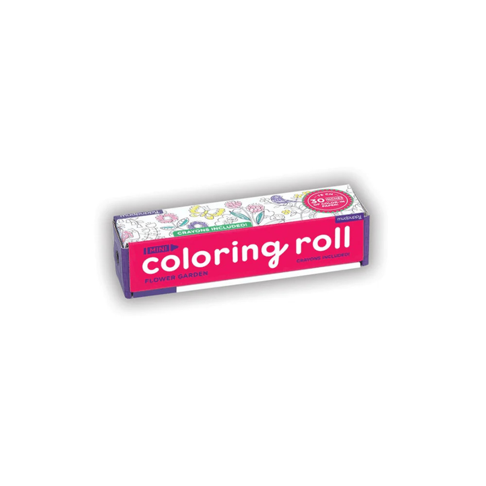 Mini Coloring Roll - Flower Garden | Shop Sweet Lulu
