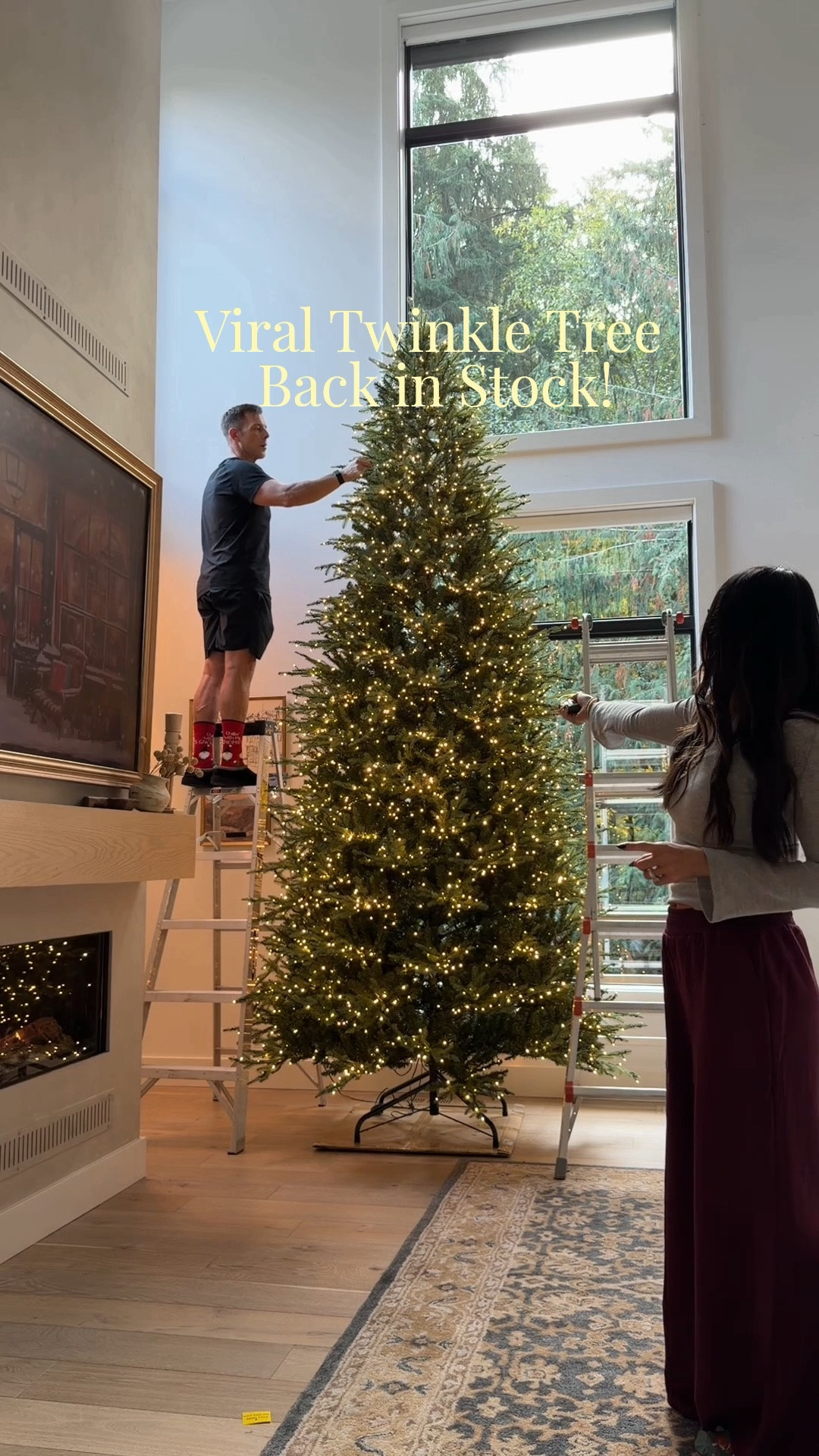 viral Twinkle Christmas Tree + all my ornaments! ✨🎄 These sold out before November last year, so if you’ve been wanting, don’t wait! 👀 

I have the 12 ft unflocked, full tree, but it also comes in 7 ft, 9 ft & 15 ft, plus full, slim & flocked options!

#christmastree #twinkle #christmas2026 #homedecor #christmasdecor

#LTKHome #LTKSaleAlert #LTKSeasonal