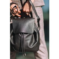 Black Backpack, Leather Backpack With Pockets, Leather Rucksack, Women Laptop Black Designer | Etsy (US)