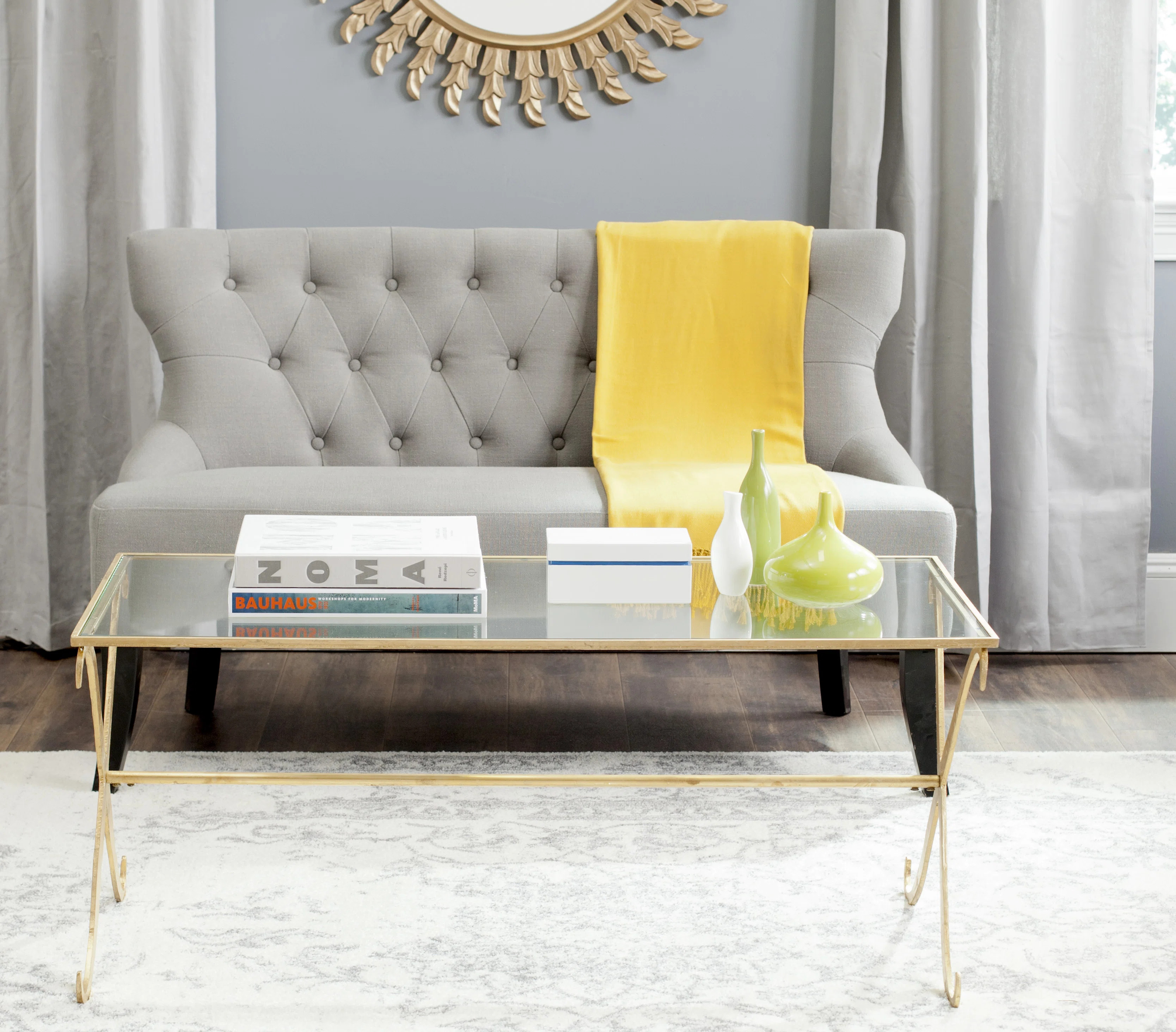 Mercer41 Oxendine Cross Legs Coffee Table & Reviews | Wayfair | Wayfair North America