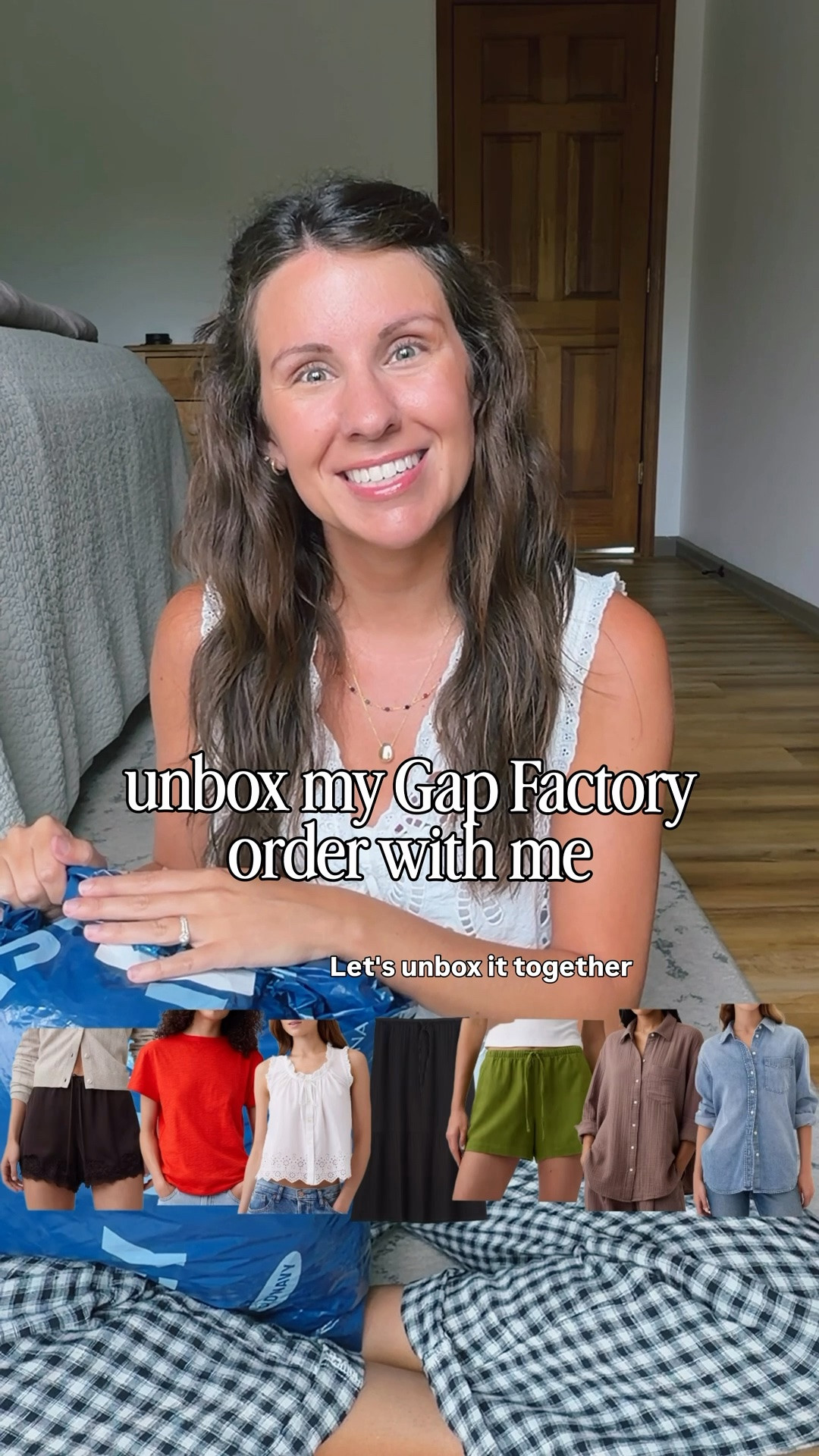 Gap Factory order came in!🙌🏽 here’s my first thoughts and impressions🥰 40-70% off sitewide! 

Sizing:
Gauze cotton button up: size xs
Lace satin shorts: xs 
Denim button up: xs
Little white top: xs
Green linen shorts: xs
Black gauze maxi skirt: small
Red crewneck shirt: xs

#LTKSaleAlert #LTKPetite #LTKootd