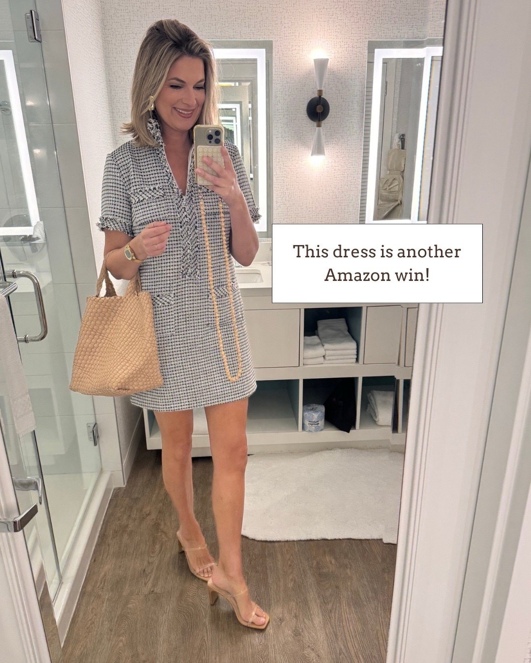 this dress is an Amazon win 🙌🏻🙌🏻￼

#LTKootd #LTKWorkwear #LTKSeasonal