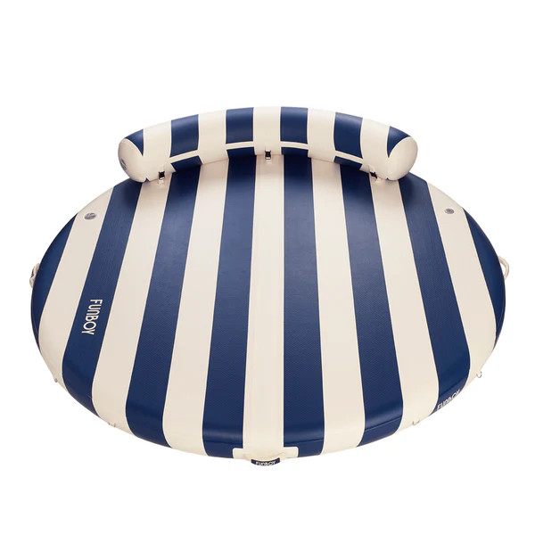 Leisure Island Floating Dock with Backrest | FUNBOY