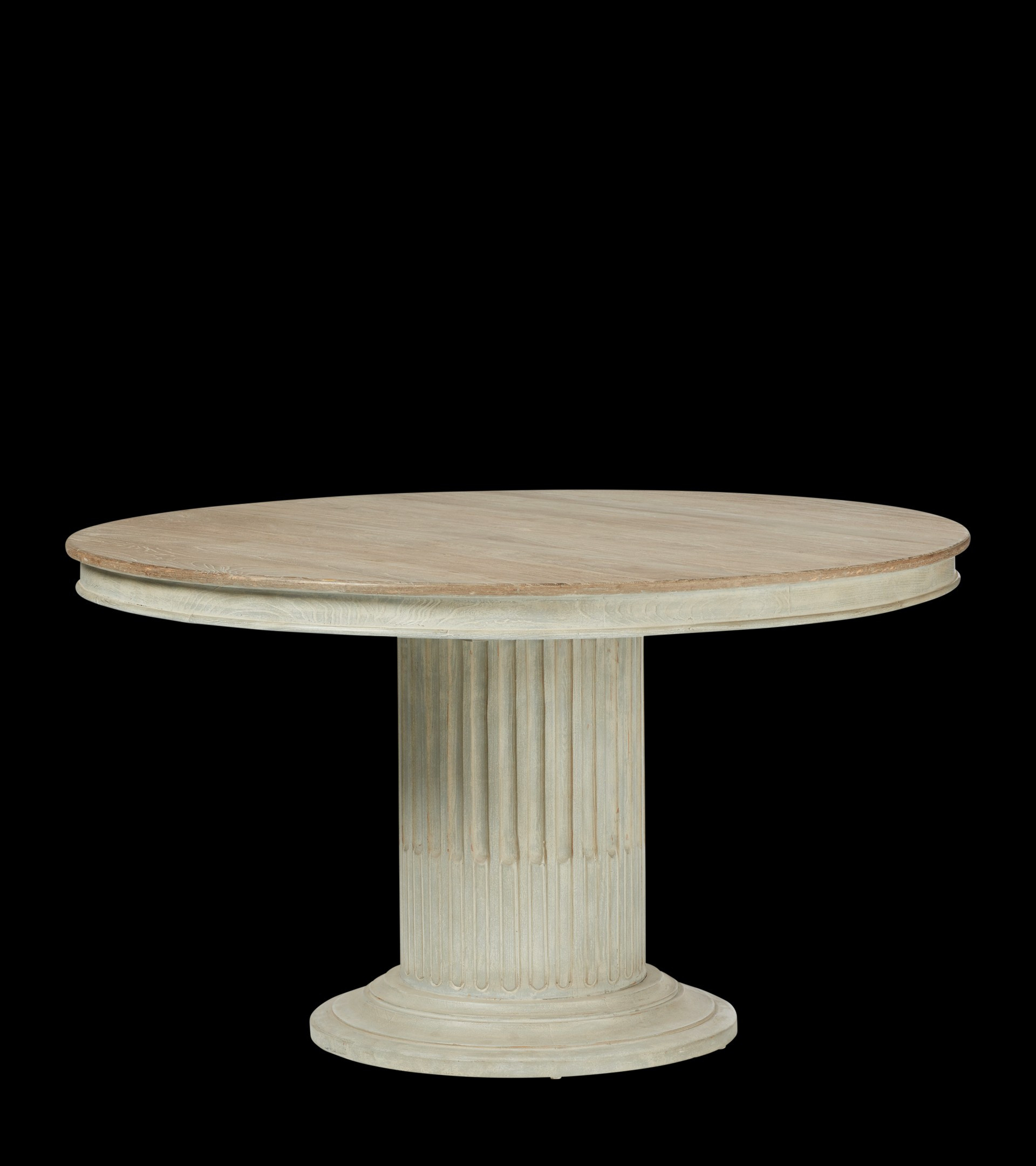 Round Kalivia Dining Table - Natural | OKA US
