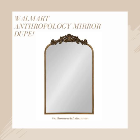 Loving this Walmart anthropology mirror look alike! Everyone is loving the anthropology mirror, but a lot of people can’t justify it. This mirror is identical and is a fraction of the price #walmart #mirror #anthropology 

#LTKhome #LTKsalealert #LTKGiftGuide