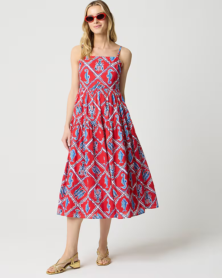 Strappy midi dress | J.Crew Factory