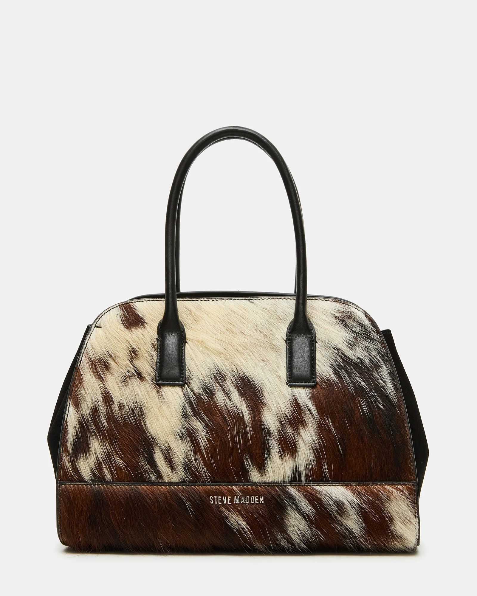 Hadlee Bag Brown Cow Print | Steve Madden (US)