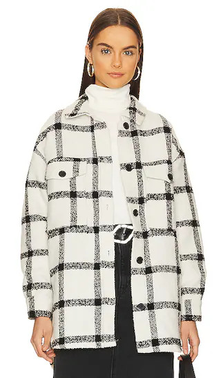 Town Shacket in Looking Glass Plaid | Revolve Clothing (Global)