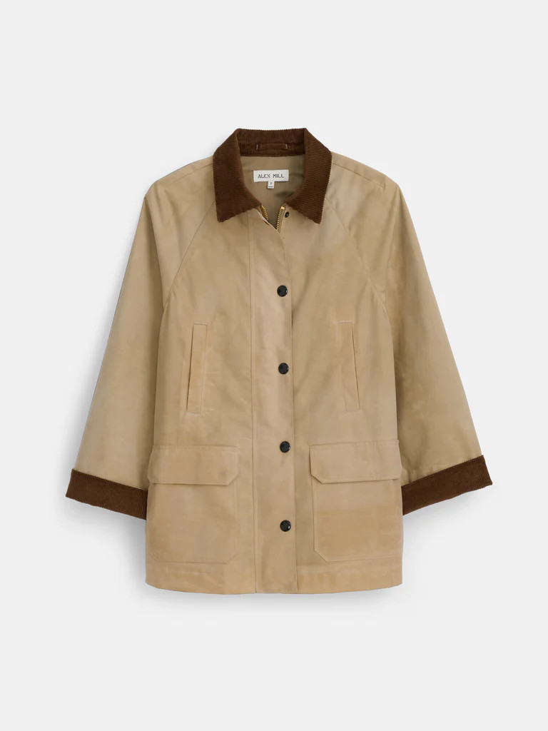 Chiltern Street Jacket In Waxed Cotton | Alex Mill