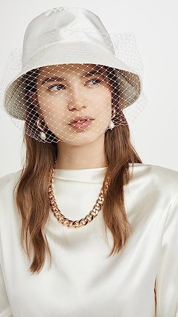 Elaine Veiled Bucket Hat | Shopbop