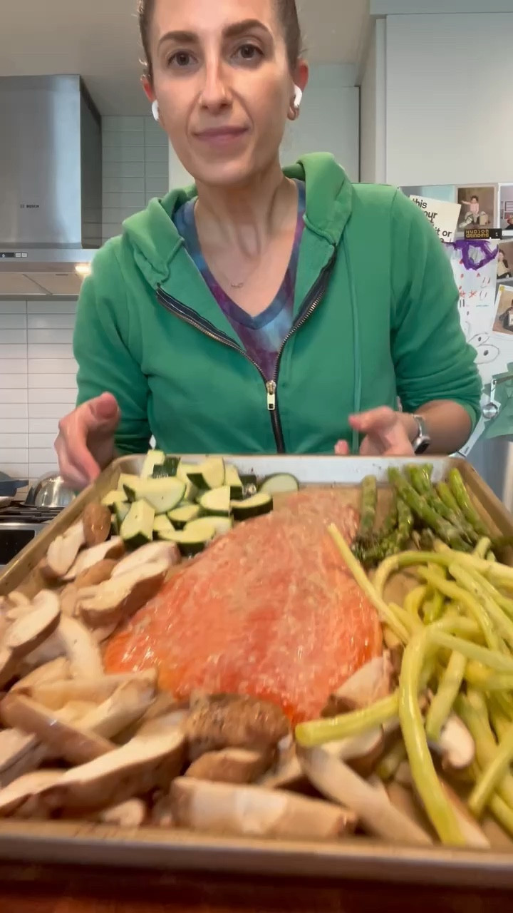 Baked trout and veggies 🥕 

#LTKHome #LTKStyleTip