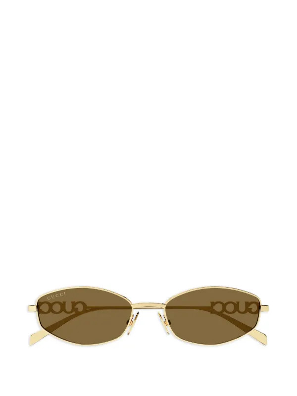 Sonnenbrille mit ovalem Gestell | Farfetch Global
