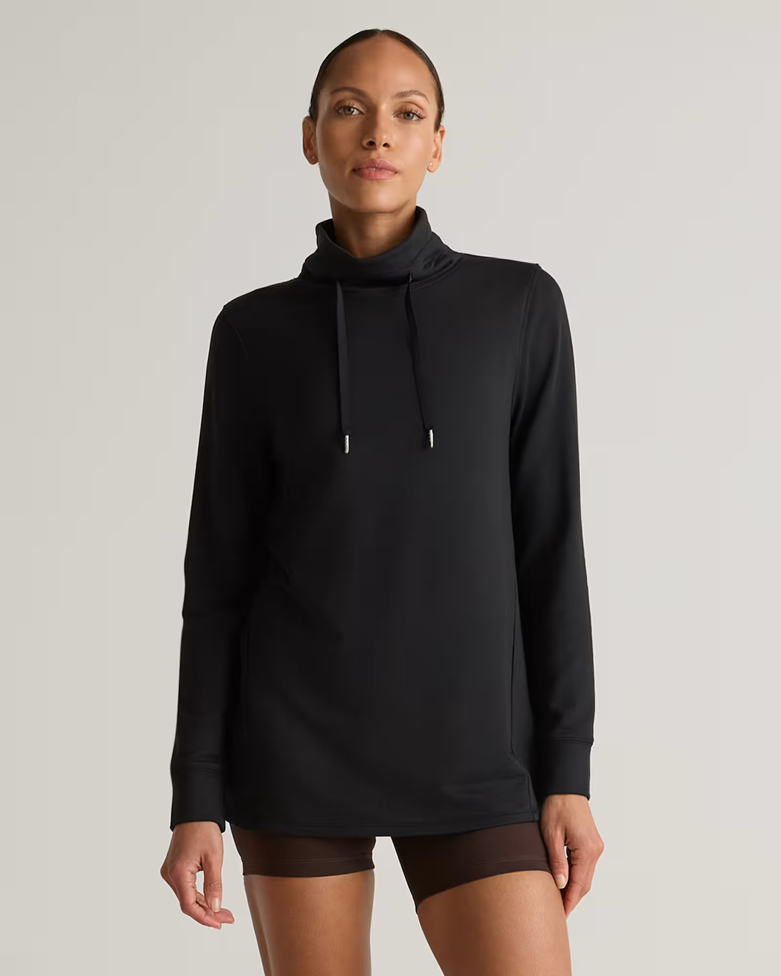 SuperSoft Fleece Mock Neck Pullover | Quince