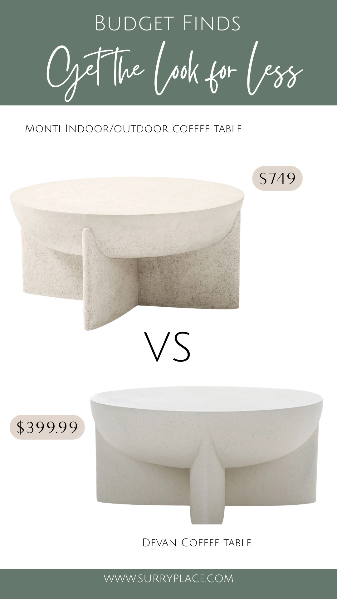 Budget Finds
Get the Look for Less 

 #LTKHome