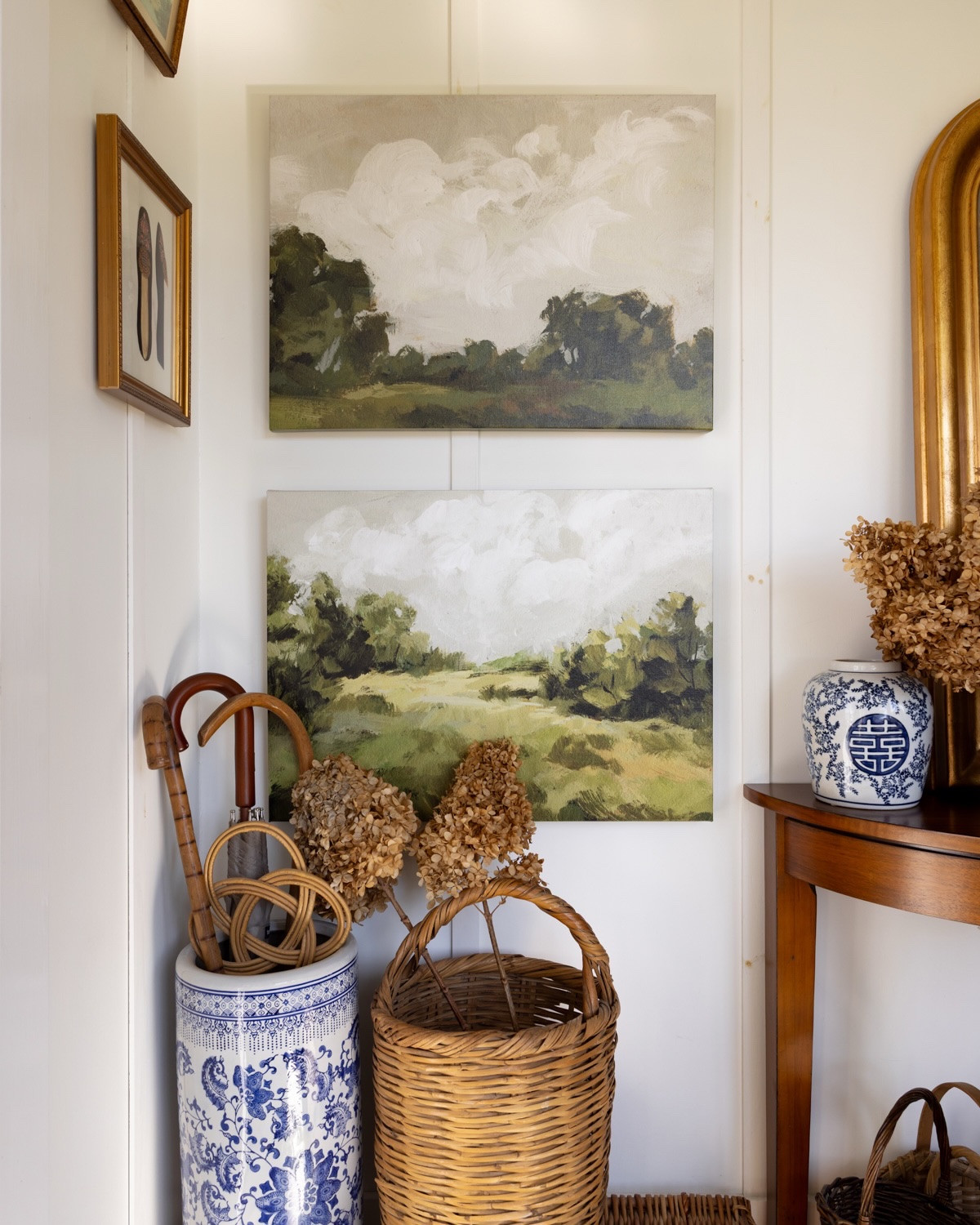 A few recent stills of our cozy mudroom for those of us who still love a real photo.🤍

Wall art: @canvaspop
Umbrella stand, mirror, console table: @WayfairCanada (link in bio for my Wayfair Storefront)
Wall color: @benjaminmoore Simply White
Cabinetry: @kraftmaid (color is called Greyloft)
Cabinet skirt and pillows: @twopagescurtains - CREEKLINEHOUSE for 22% off
Runner: @ruggable

Simple but effective home ideas and vintage home decor paired with new finds. Follow @creeklinehouse for more home ideas from our 120-year-old farmhouse.

#WayfairCreator #WayfairCAPartner #Canvaspop