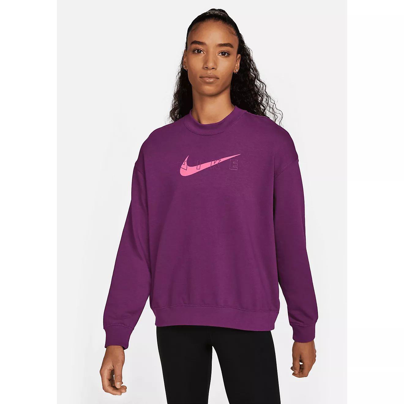 Nike Women's Dri-FIT Get Fit Graphic Crew Sweater | Academy Sports + Outdoors