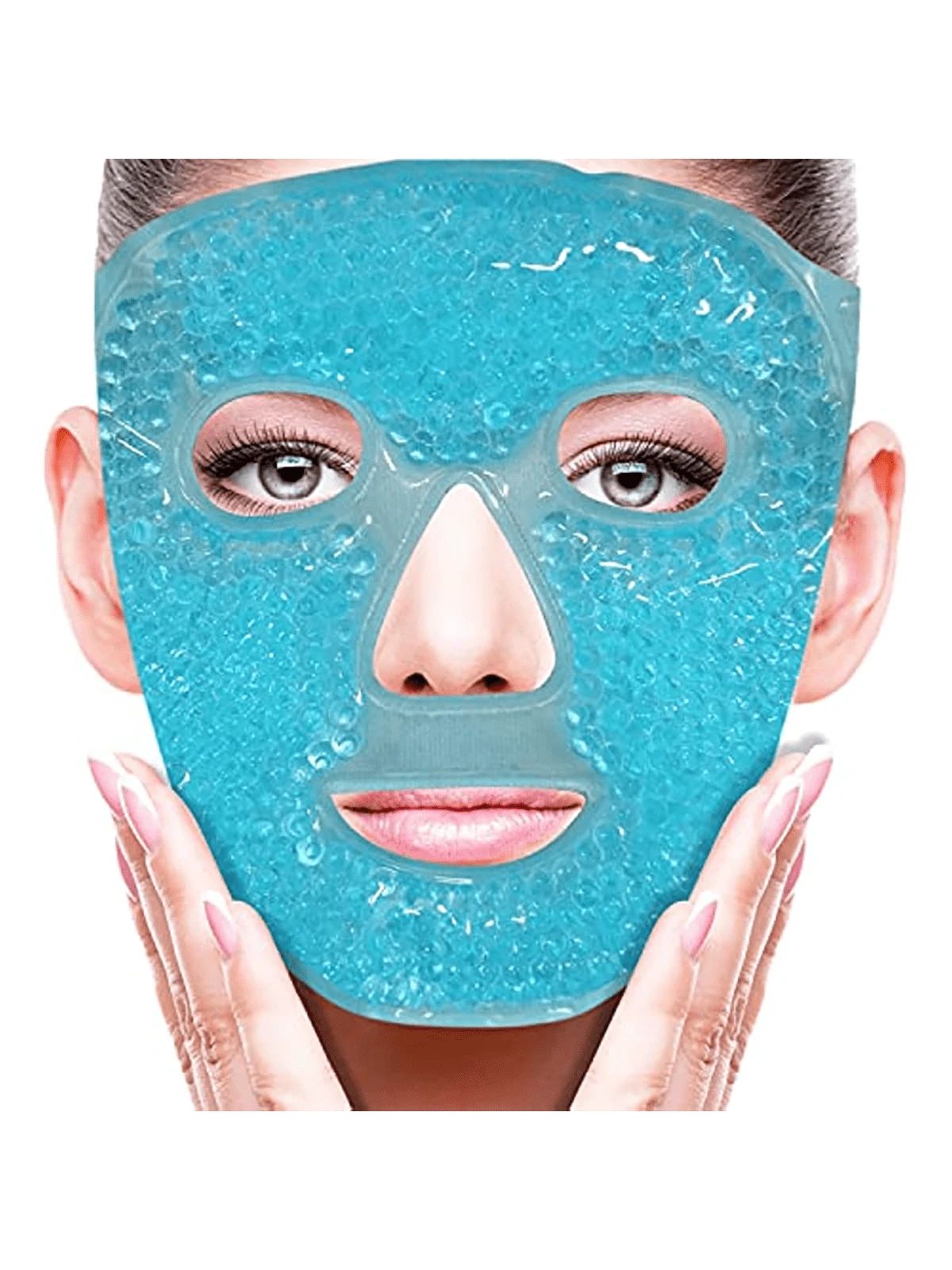 Gel Face Mask For Hot/cold Therapy With Eye Mask & Ice Bag Set For Sleeping | SHEIN