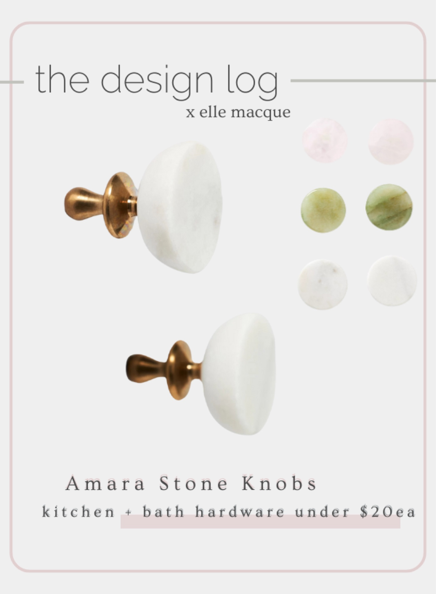 Affordable Hardware
#thedesignlog
#thedesignloghome

Designer Style Hardware Under $20


Follow my shop @thedesignlog on the @shop.LTK app to shop this post and get my exclusive app-only content!

#liketkit #LTKFindsUnder50 #LTKHome
@shop.ltk
https://liketk.it/5656u