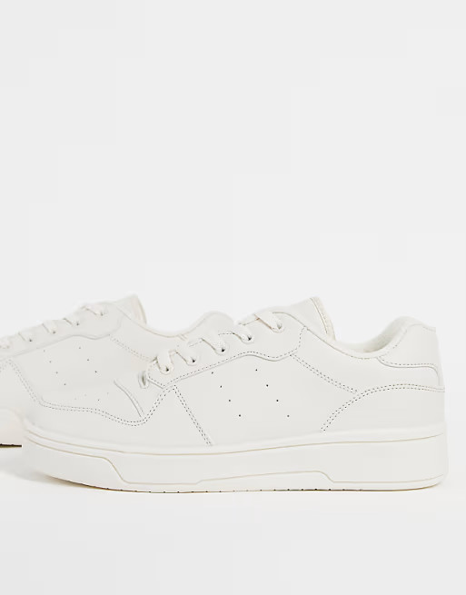 Truffle Collection lace up sneakers in beige | ASOS (Global)