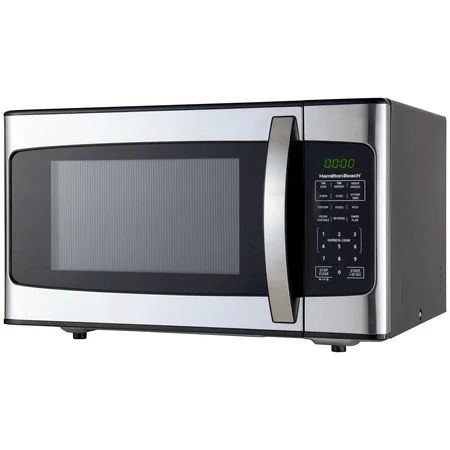 Hamilton Beach 1.1 Cu. Ft. 1000 Watt Microwave, Stainless Steel - Walmart.com | Walmart (US)