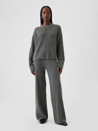 CashSoft Shaker-Stitch Crewneck Sweater | Gap (US)