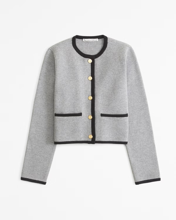 LuxeLoft Crew Sweater Jacket | Abercrombie & Fitch (US)