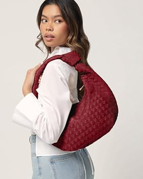Apryl Woven Purse - Woven Tote bag for Women - Knotted Large Slouchy Hobo Shoulder Handbags | Amazon (CA)