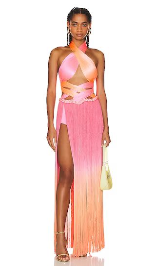 Issa Gown in Pink Ombre | Revolve Clothing (Global)
