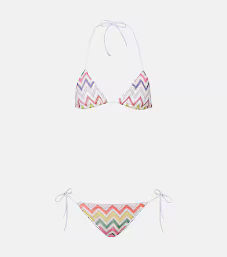 Zigzag lamé bikini | Mytheresa (US/CA)