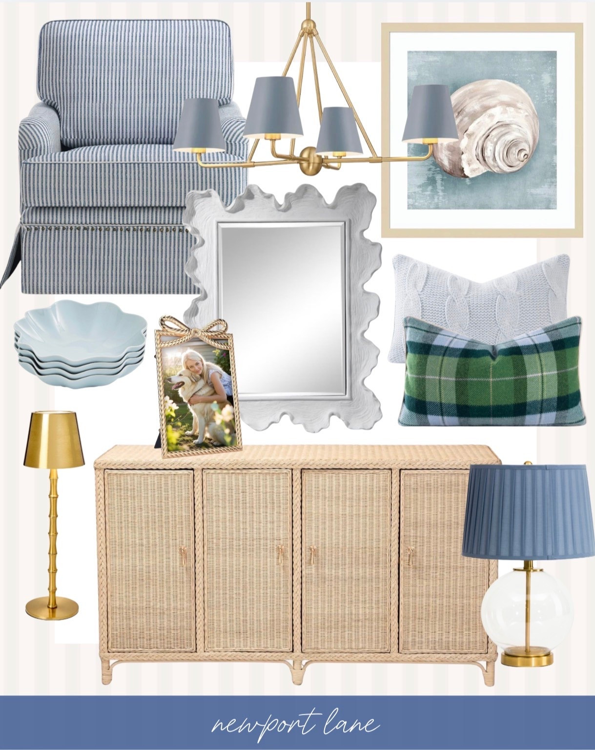 Coastal decorating is all about the art of the mix 🌊 Designer pieces that make you swoon alongside Amazon finds that make you gasp at the price — this blue and white coastal decor collage has both and I would not have it any other way. The result is a collected, curated coastal look that feels intentional and beautiful at every budget.

#LTKHome #LTKSaleAlert