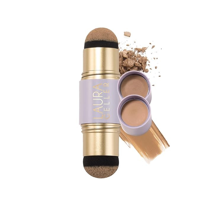 LAURA GELLER NEW YORK Root Touch-Up for Hair & Brows, Instant 100% Gray Root Coverage with Builda... | Amazon (US)