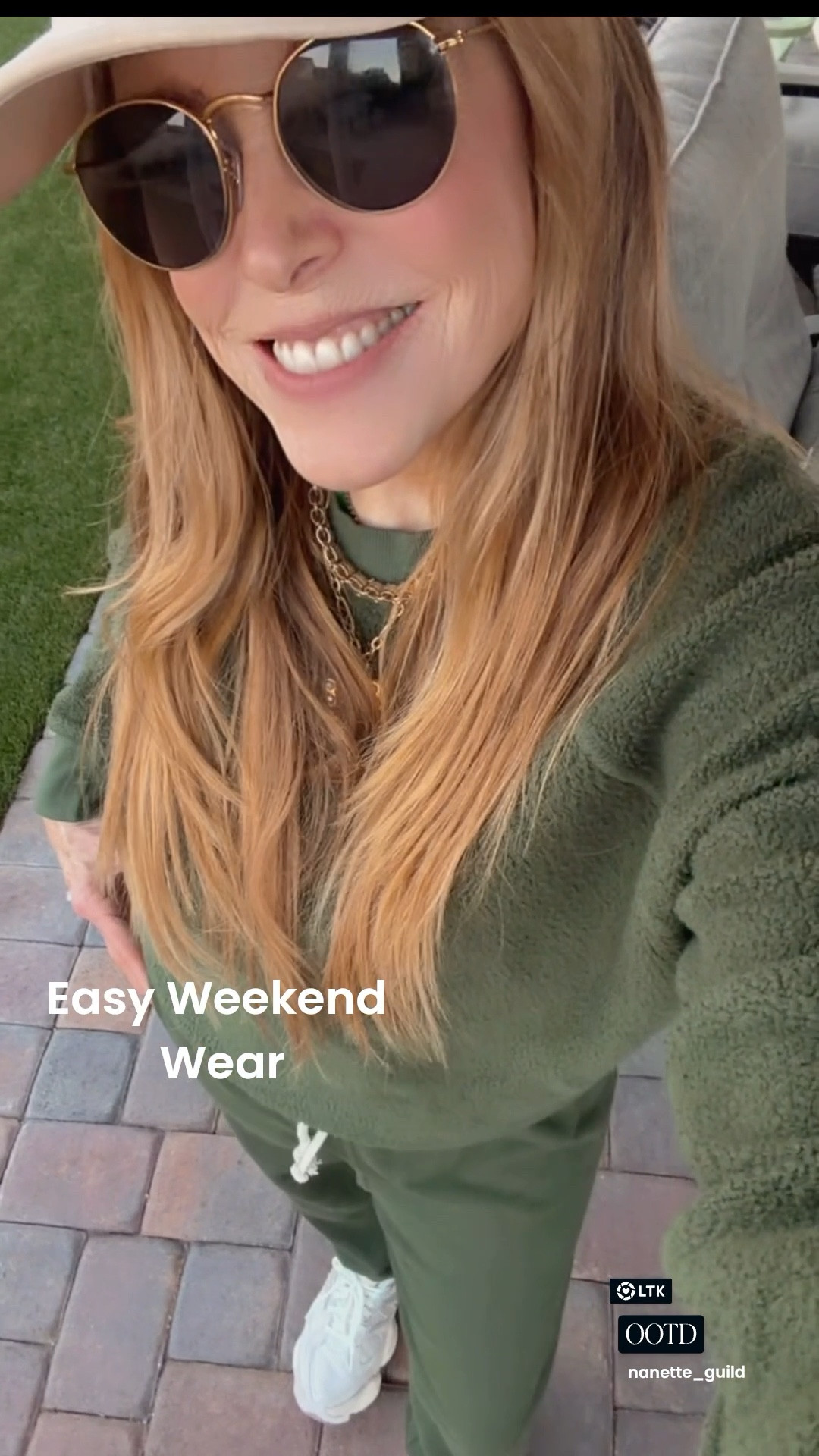 Versatile easy quality  pieces - classics sweats with a twist - for weekends and beyond !  I’m 5’1” wearing size S pants size M top for a more oversize vibe . 

#LTKActive #LTKootd