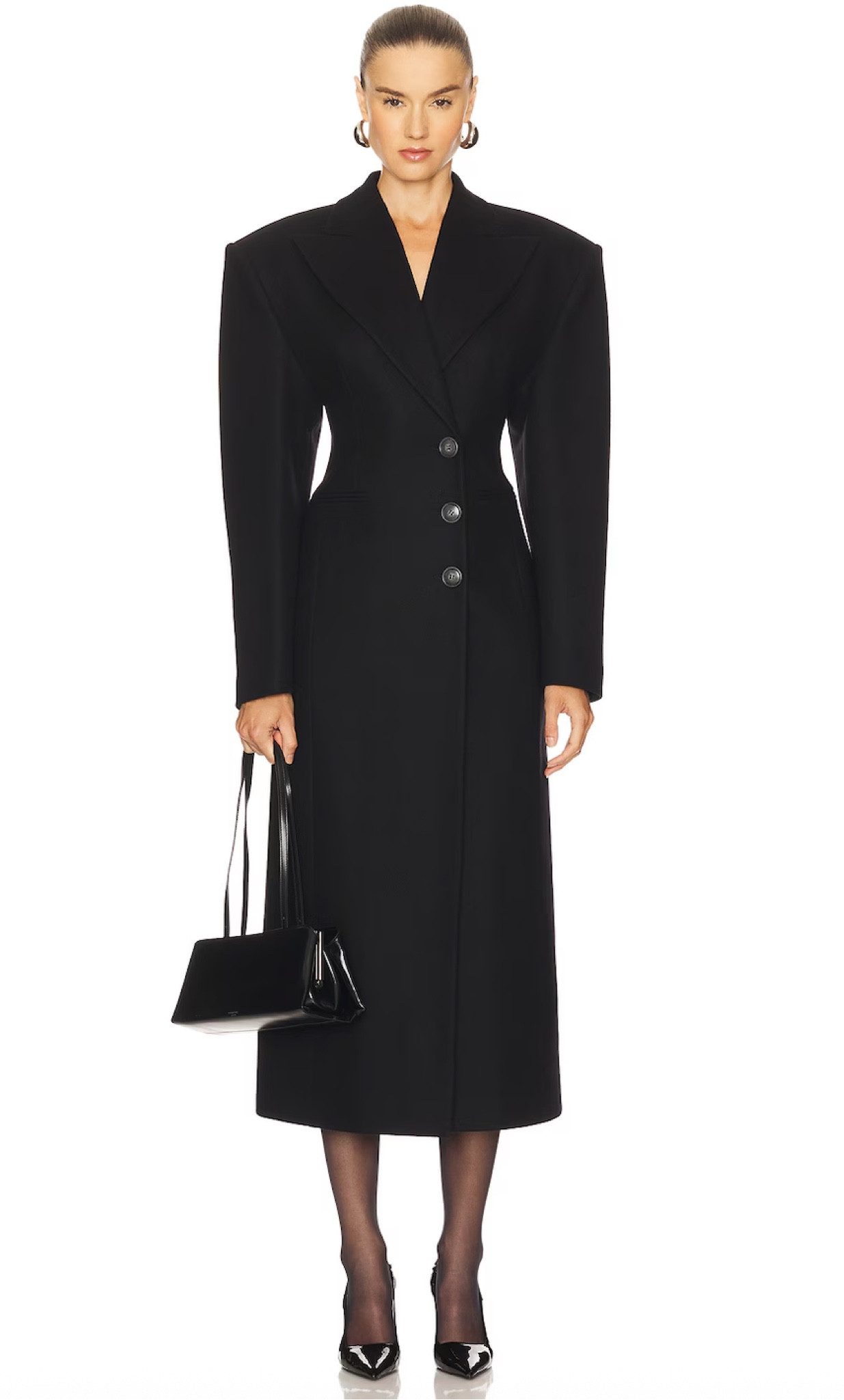 Outerwear Season is here and this is a perfect addition to your wardrobe the Long Coat! Button closure
Dual welt pockets at front,Padded shoulders
Heavyweight melton fabric with back vent and button cuffs ....Perfect to dress up or down.

#LTKStyleTip