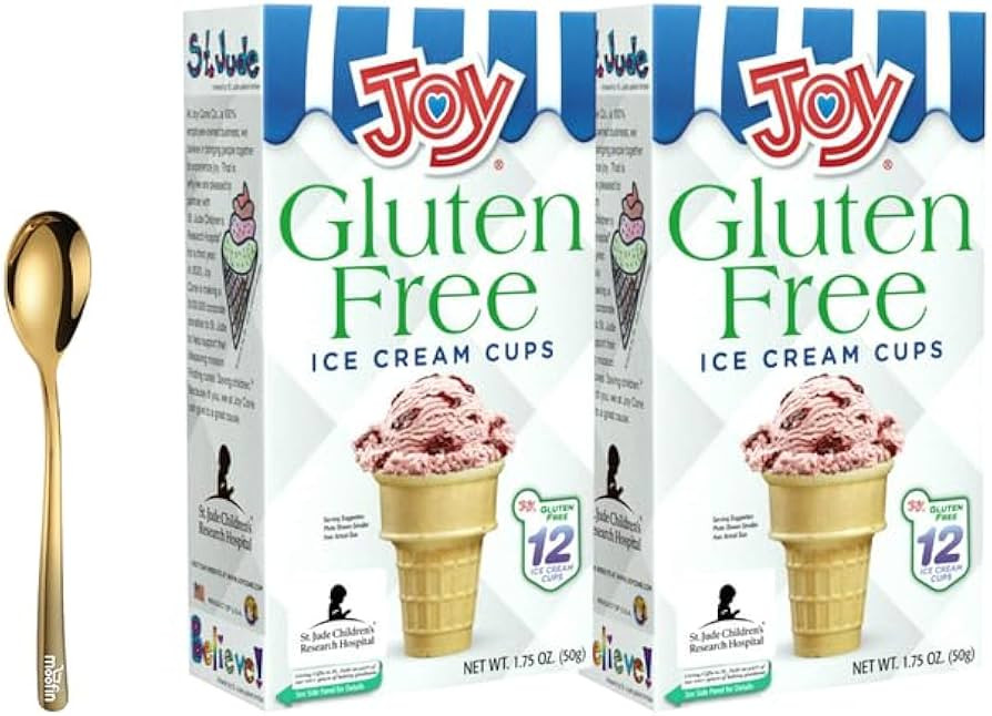 Joy Cup Gluten free Ice cream cones cup 1.75 Oz (Pack of 2, 12/pk), Joy cake cones - bigger than ... | Amazon (US)