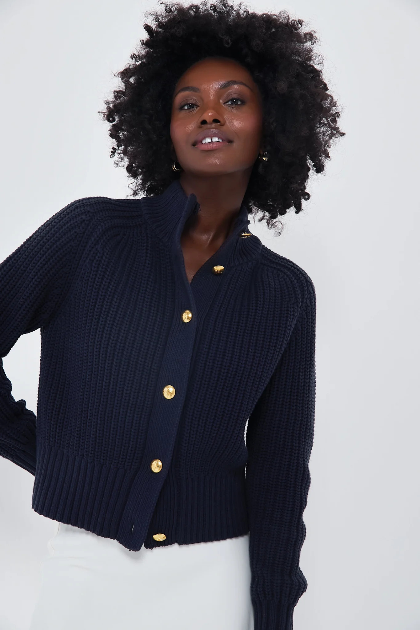 Navy Chelsea Cardigan | Tuckernuck (US)