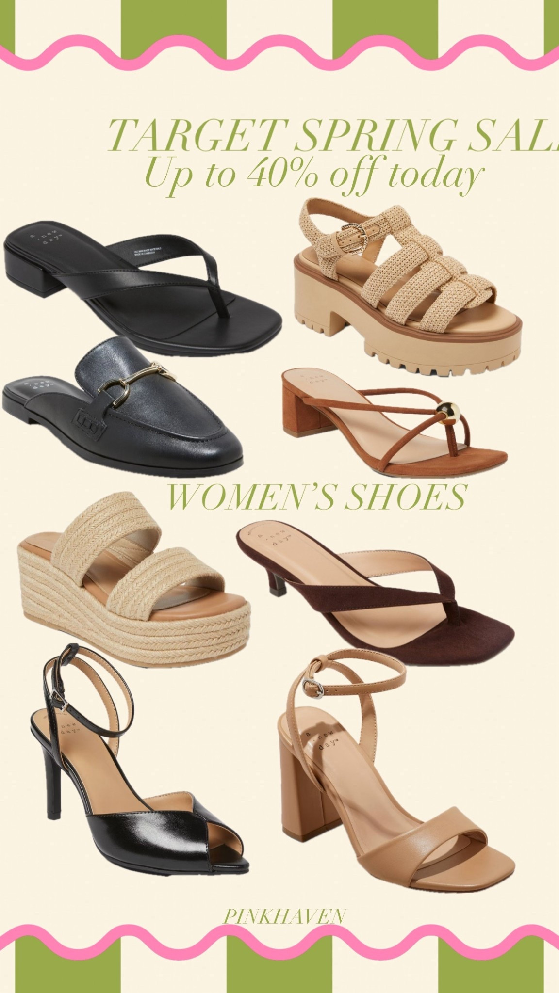 Target spring sale women’s shoes up to 40% off 

#womens #shoes #wedges #flats #mules #sandals #springstyle #springsale #springshoes #targetfinds #targetstyle

#LTKSaleAlert #LTKU