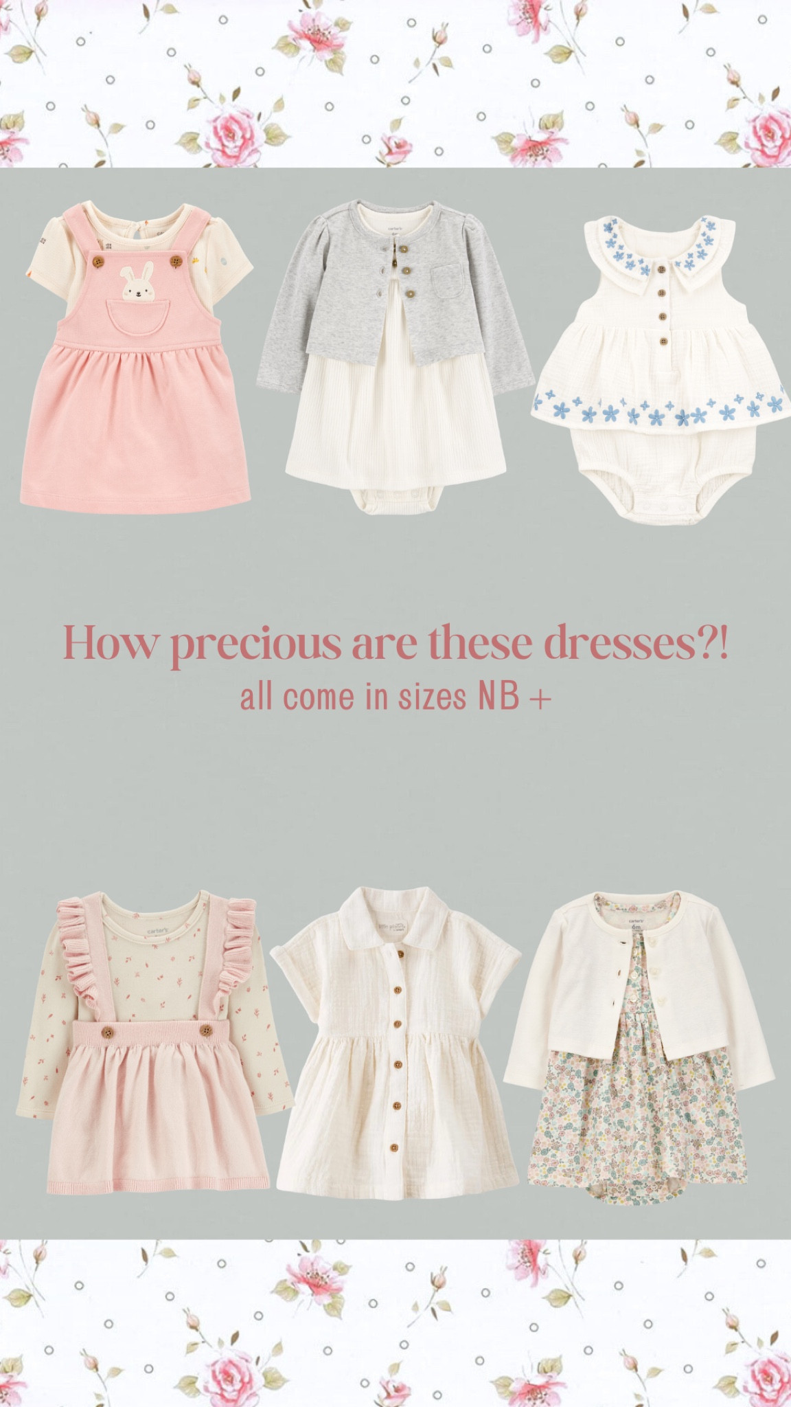 50% off newborn dresses 🥹 comes in other sizes too!

Newborn | ootd

#LTKBaby #LTKSaleAlert #LTKStyleTip
