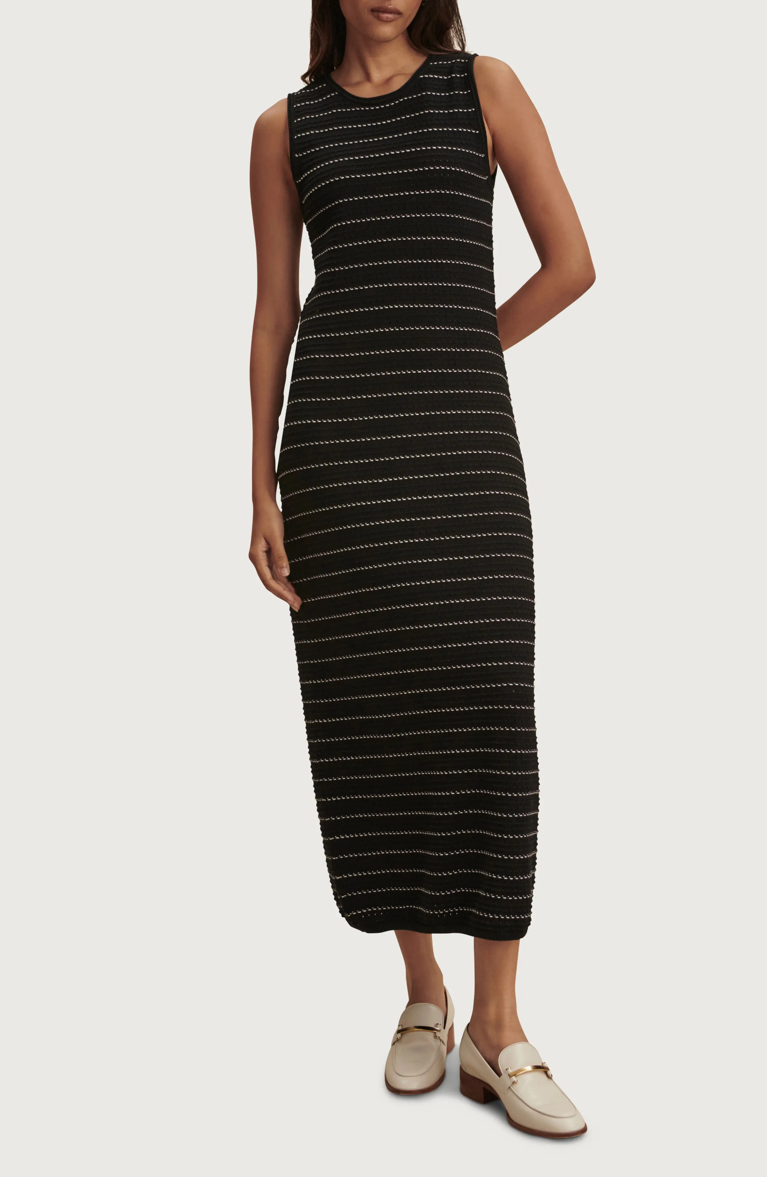 Beesley Stitch Knit Midi Dress (Women) | Nordstrom | Nordstrom