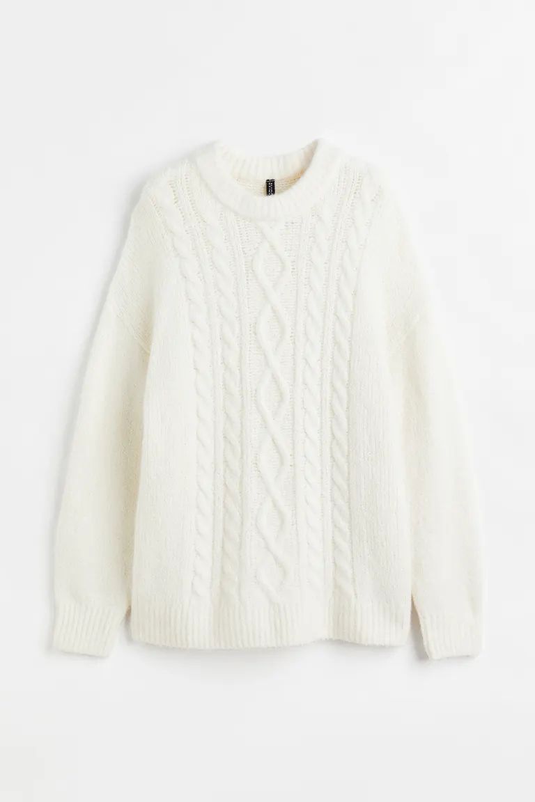 Oversized Cable-knit Sweater | H&M (US + CA)