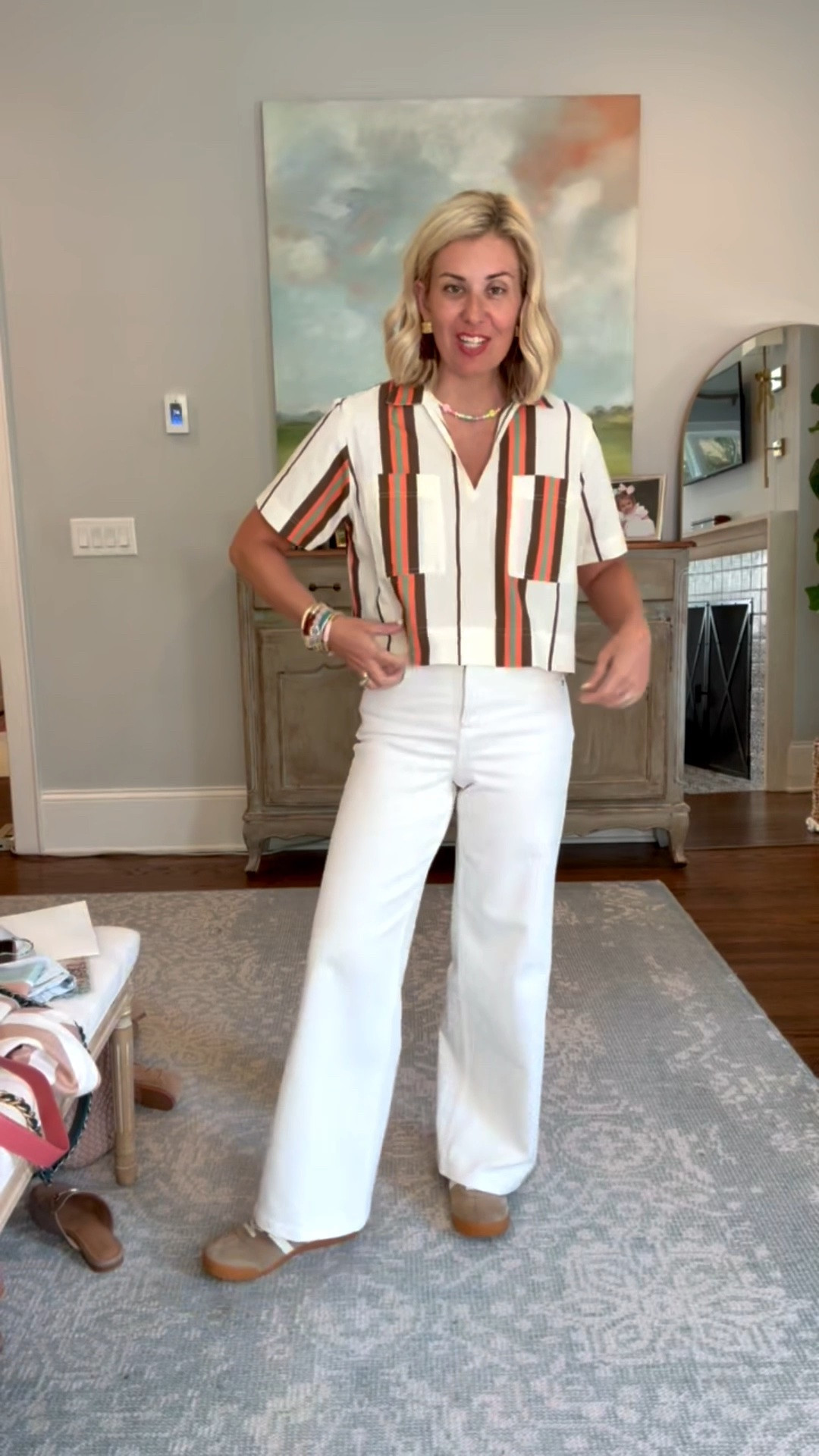 Styling my fave Spanx jeans all the ways!! 
Sizing:
Jeans - xs petite 
Top - xs

 Codes:
*Allie + Bess - Cathrine20
*Sunshine Tienda - mixandmatch