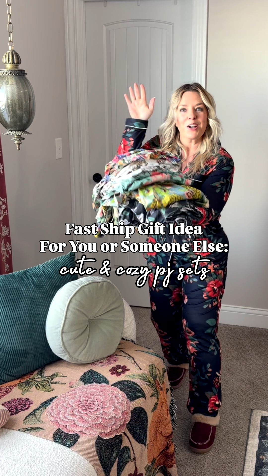 Cozy, comfy & CUTE pajama sets + matching slippers that ship fast on Amazon! Great gifts for you or someone else! 

I sized up to an XL from my usual lg in some & wish I got my true size so all are true to size. I’m 5’2” & most are a tad long on me  

#LTKMidsize #LTKHoliday #LTKGiftGuide
