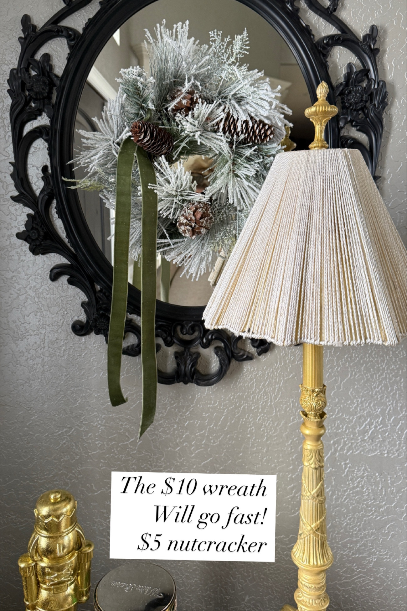 Affordable finds from target 
That are gonna sell outfadt 
$10 wreath $5 nutcracker

So cute

#LTKFindsUnder50 #LTKHome #LTKHoliday