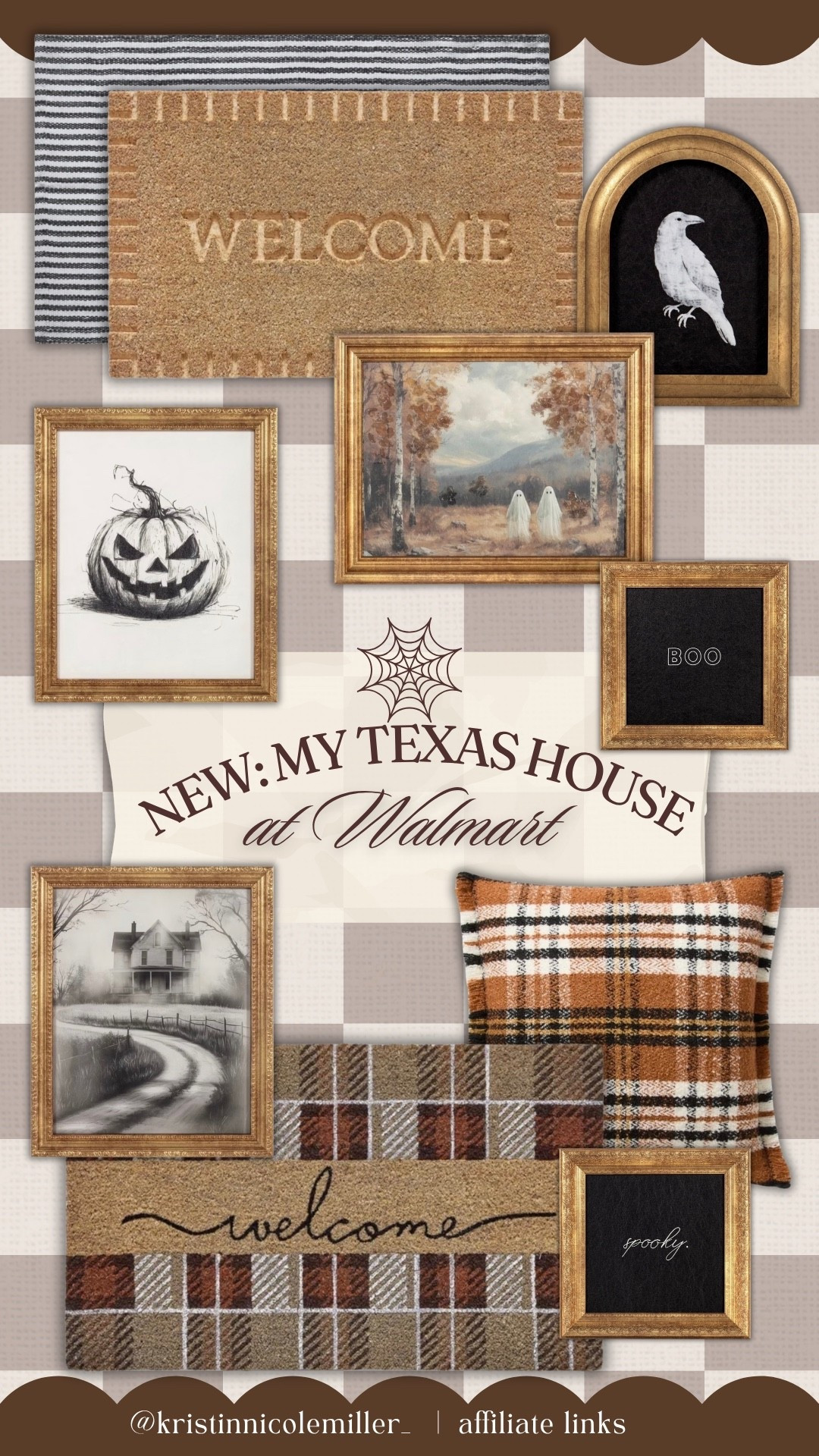 New home decor for fall / Halloween from My Texas House at Walmart! So many adorable pieces. Loving all of the art options 🕸️ 

Seasonal Halloween decorations decor favorites affordable new just dropped

#LTKSeasonal #LTKHome