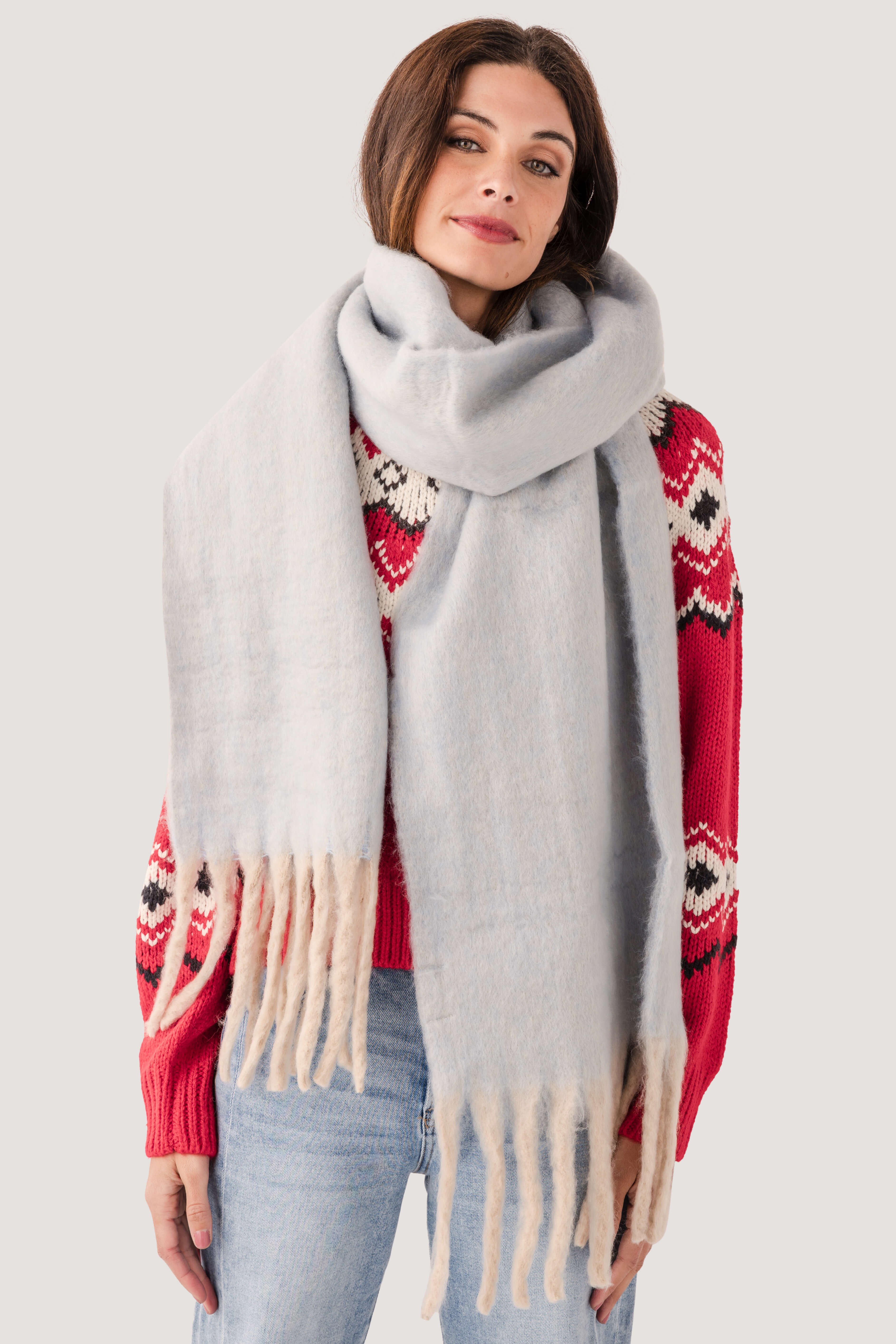 Free People Winter Chill Blanket Scarf | Social Threads